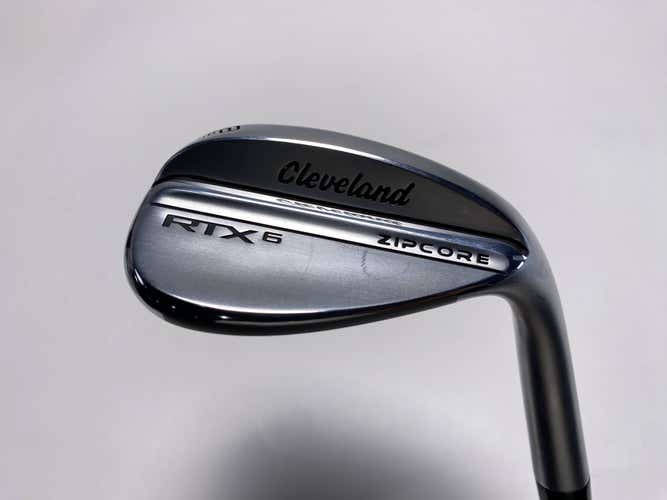 Cleveland RTX 6 ZipCore Tour Satin Lob Wedge LW 58* 10 DG Spinner Mens RH NEW