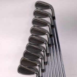 TaylorMade Supersteel Iron Set 3-PW+SW Bubble R-80 Regular Steel Mens RH