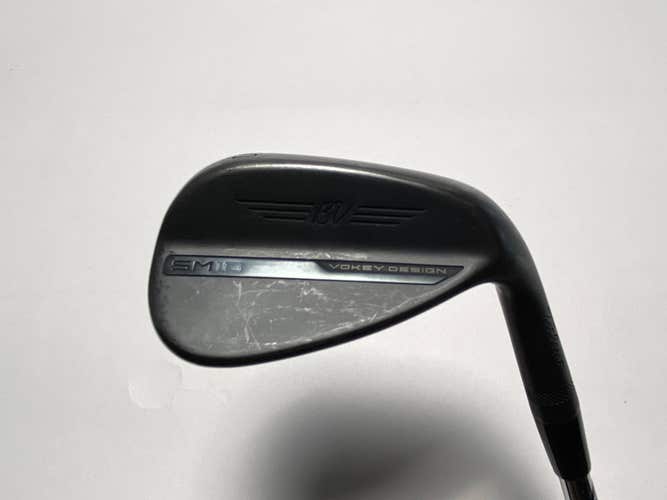 Titleist Vokey SM10 Jet Black Gap Wedge GW 50* 8 Bounce F-Grind BV Wedge Mens RH