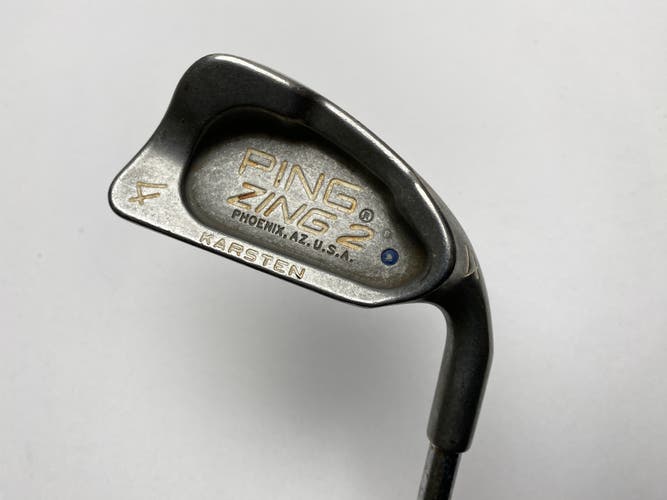 Ping Zing 2 Single 4 Iron Blue Dot 1* Up Karsten JZ Regular Steel Mens RH