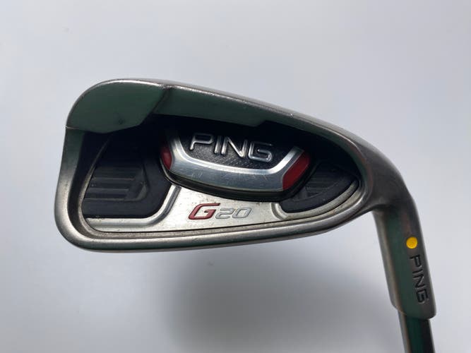 Ping G20 Single 7 Iron Yellow 1.5* Up TFC 169 Regular Graphite Mens RH