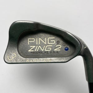 Ping Zing 2 Single 3 Iron Blue Dot 1* Up Karsten 101 Regular Graphite Mens RH