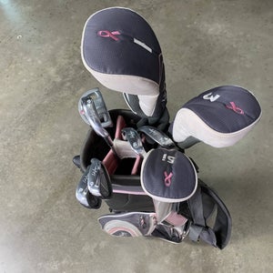 Lady Hagen Inspire Womens Club Set Driver 3W 5H 6-PW SW Putter Ladies RH HC +Bag