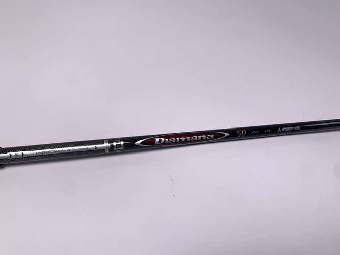 Mitsubishi Rayon Diamana Red M+50x5ct Seniors Graphite Driver Shaft 44"-Titleist
