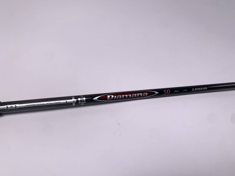 Mitsubishi Rayon Diamana Red M+50x5ct Seniors Graphite Driver Shaft 44"-Titleist