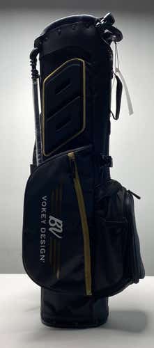 Titleist Players 4 Vokey Design Stand Bag Gold Black 4-Way Divide Golf Bag NEW