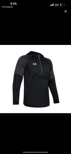 Black Men's Medium Under Armour Jacket (New)