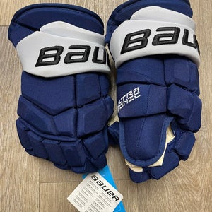 New Bauer Pro Stock Supreme Ultra Sonic Hockey Gloves Tampa Bay Lightining 13”