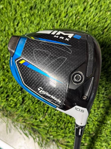 TaylorMade SIM 2 Max Driver 10.5 Degree Project X HL 5.5 Regular Flex Right Hand
