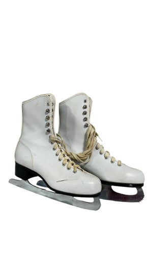 Used SKATES WomensFigure Skate White Senior 5 11735-S000294343