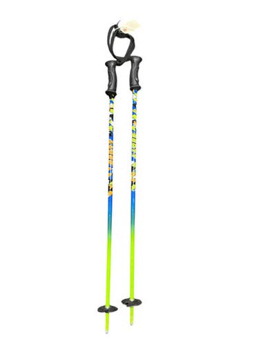 Used Scott SERIES JR Boys DH Ski Pole Neon Green And Royal Blue 85 cm / 34 in 11735-S000343432