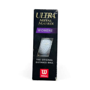 Used Wilson ULTRA METAL MATRIX 3 Ball - Golf Ball Sleeve 11735-S000344582