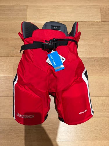 NEW Pro Stock Bauer Nexus Pro Pants Red Senior Small RPI