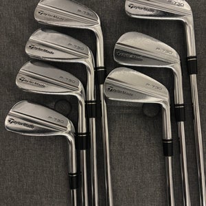Men's TaylorMade P-730 Right Handed Iron Set Extra Stiff Flex Steel Shaft (Used)