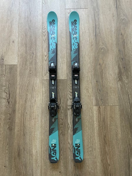 K2 Indy Skis + Marker FDT 7.0 Bindings - Boys' 2019 136 cm (Used)
