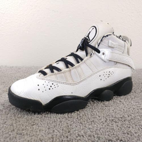 Air Jordan 6 Rings Motorsport Boys Size 4.5Y Shoes Basketball Sneaker DJ6163-107