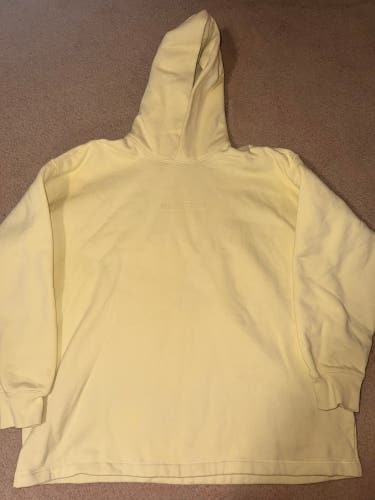 Yellow Women's Small Oversized Sweatshirt (Used)