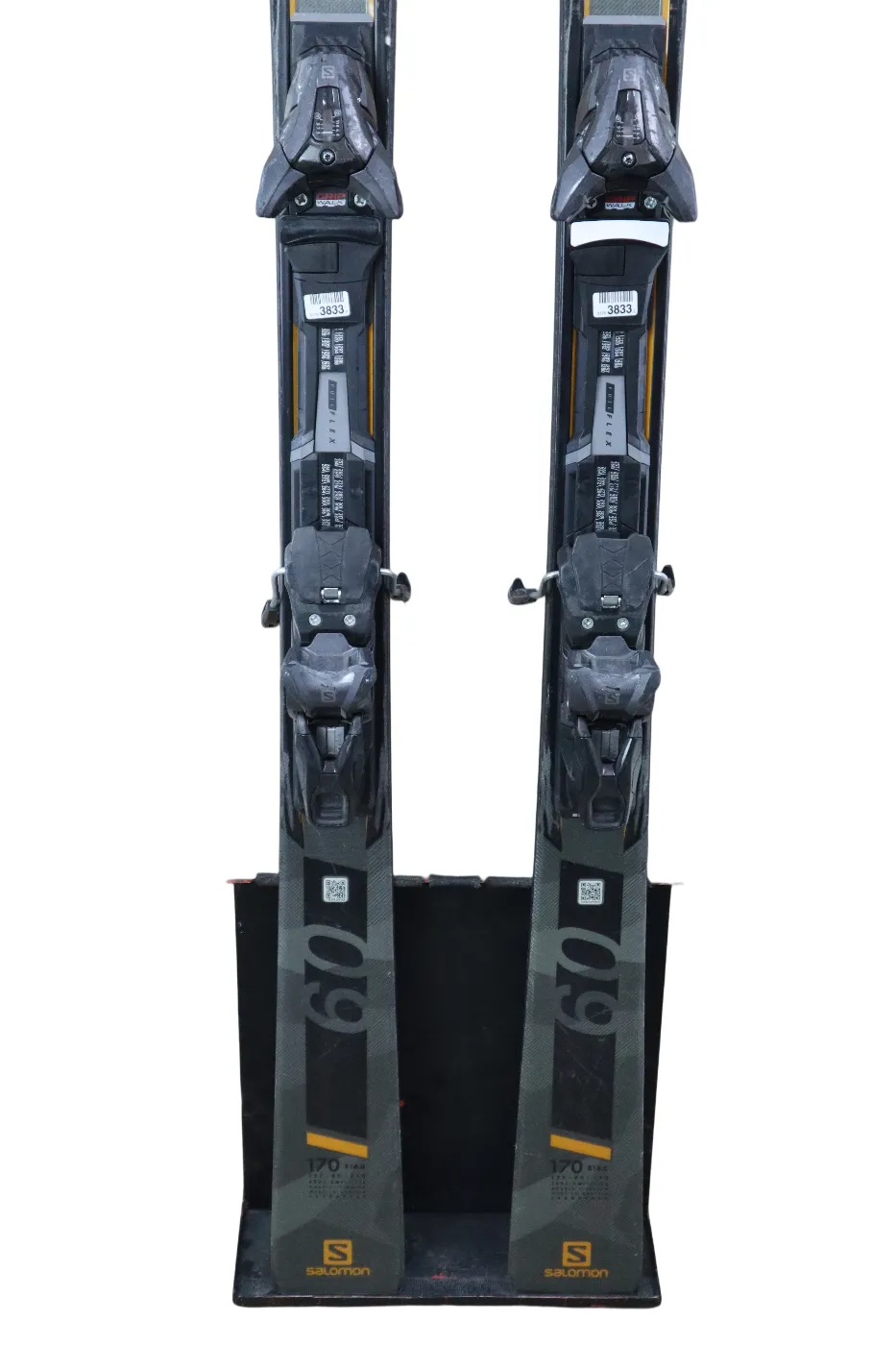 USED 2021 Salomon S/Force 11 Skis with Salomon Z12 Bindings