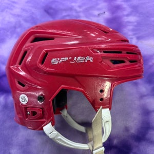 Red Medium Bauer Re-Akt 150 Helmet (Used)