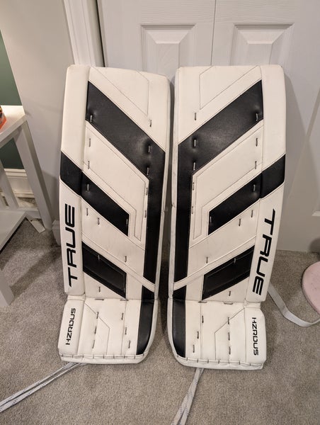 34" True Hzrdus 9x4 Goalie Leg Pads Pro Stock (Used)