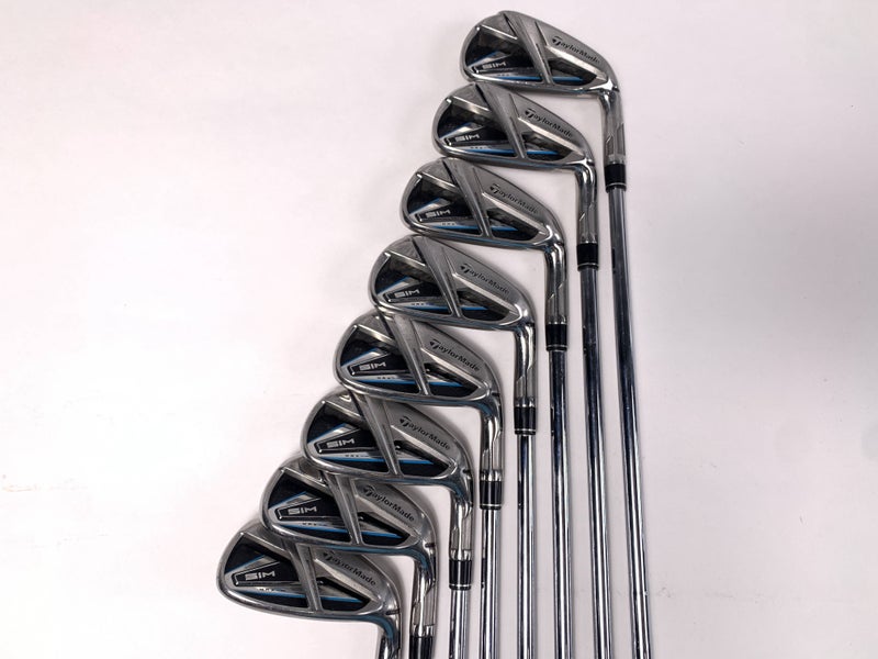 TaylorMade SIM MAX Iron Set 4-PW+GW NS Pro Modus 3 Tour 105 105g Stiff RH