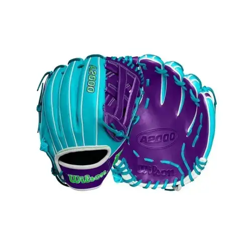 Wilson A2000 DW5 12” RHT Infield Baseball Glove Teal Purple White NEW