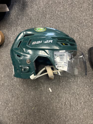 USED GREEN SIOUX CITY BAUER REAKT 150 HELMET - MEDIUM