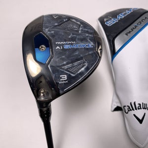 Callaway Paradym Ai Smoke Max 3 Fairway 15* Tensei Blue AV Xlink Stiff LH HC