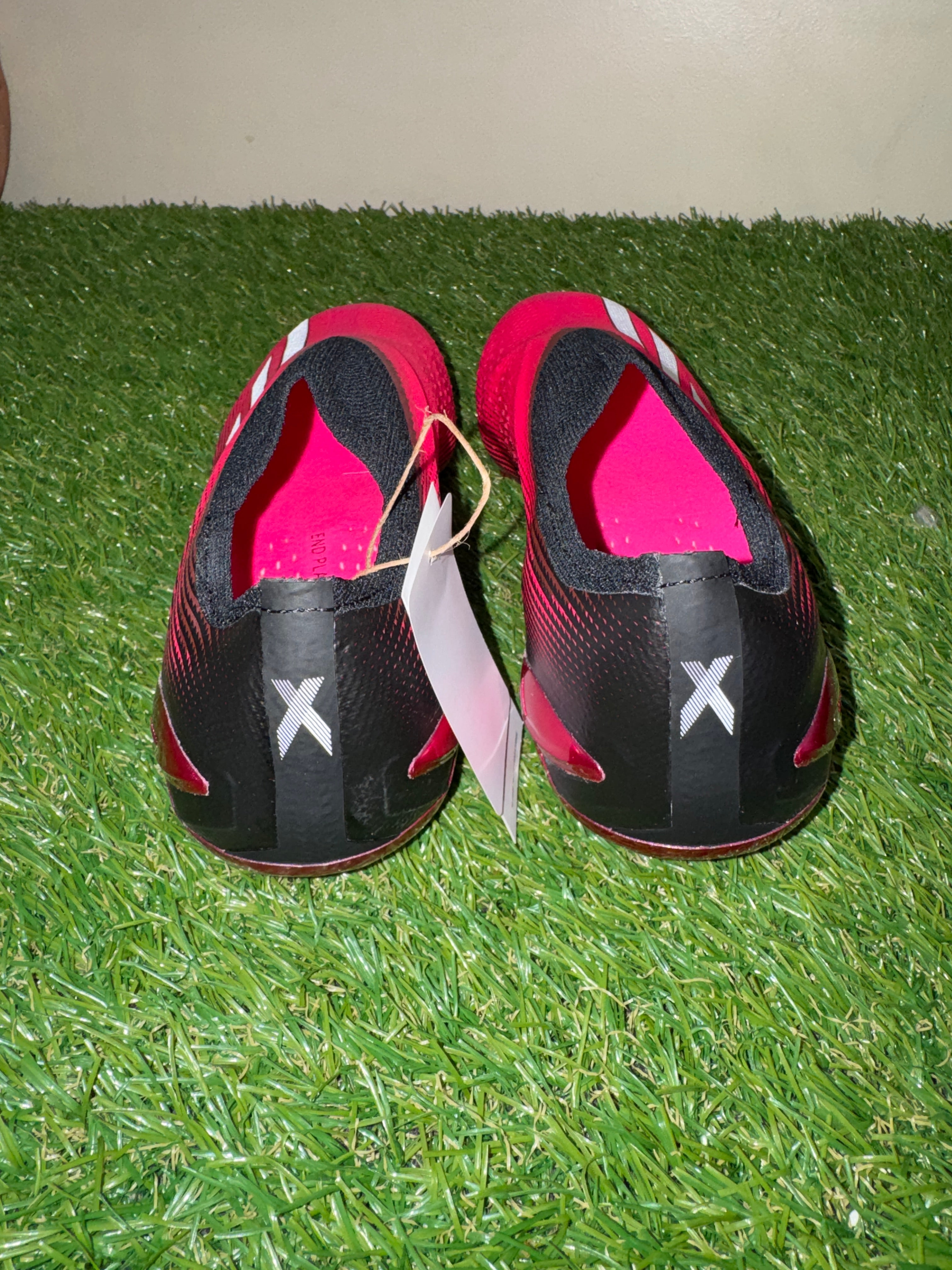 Adidas X Speedportal+ FG Laceless Soccer Cleats Pink Black GZ5126 Mens 7 Wmn 8 Adidas X Speedportal + FG Pink Black Soccer | Mercari main image 4
