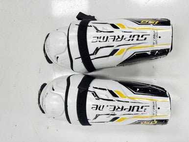 Used Bauer SUMPREME 150 Junior Shin Guards White 11" 11860-S000303162