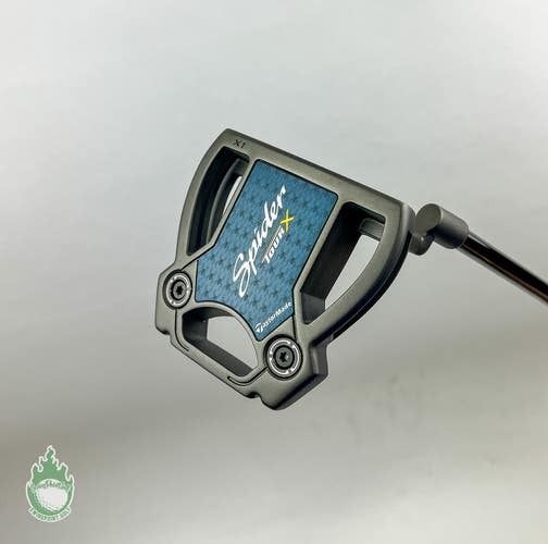 Used Right Handed TaylorMade Spider Tour X X1 34" Putter Black Steel Golf Club