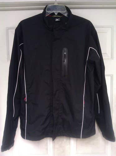 Mizuno Hyper Rain Jacket (Black, LARGE) Impermalite Golf NEW