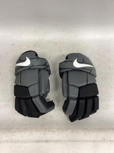 Used Nike VAPOR LT Lacrosse Gloves Junior Grey LG 11851-S000042192