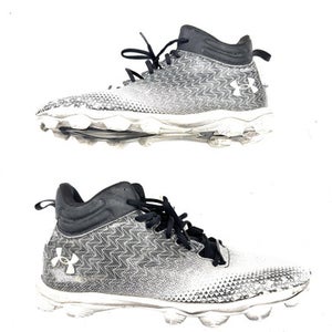 Used Under Armour Adult FB Cleats Black Senior 14 11860-C000303034