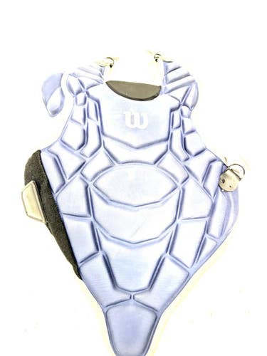 Used Wilson EZ GEAR Catchers Chest Protector Grey Junior 11860-S000303099