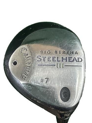Callaway Big Bertha Steelhead III 7 Wood 22 RH Ladies Graphite 40.5 Factory Grip