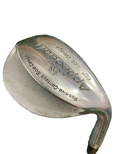 Knight Approach Lob Wedge 60* Men's RH Stiff Steel 35.5" Original Kelmac Grip