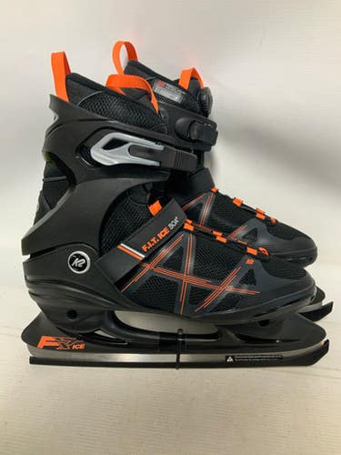 Used K2 FIT ICE BOA Mens Softboot Skate Black Senior 10 11823-S000036797