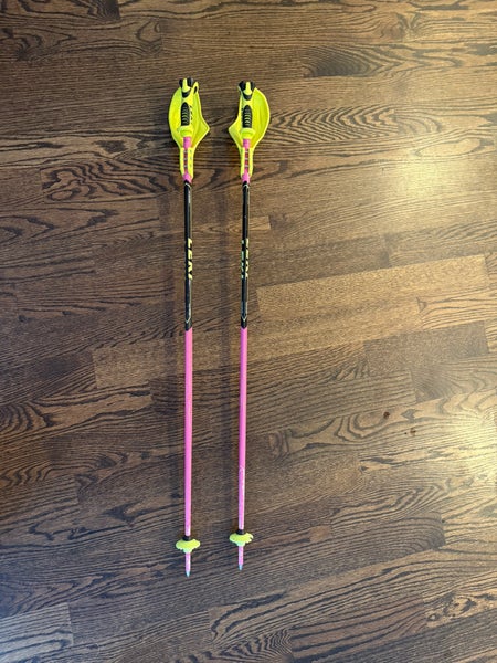 42in (105cm) Leki World Cup Lite SL Racing Ski Poles (Used)