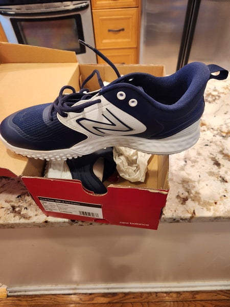 Blue Men's Size M 10.0 (W 11.0) Adult New Balance Fresh Foam Turf 3000 Shoes (New)