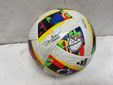 Used Adidas MLS PRO OFFICIAL MATCH BALL All Size Soccer Ball White 5 11855-S000197690