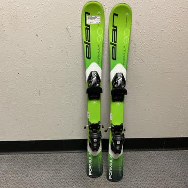 Used Elan FORMULA 90 Boys DH Ski/Binding Kelly green 90 cm 11855-S000197686