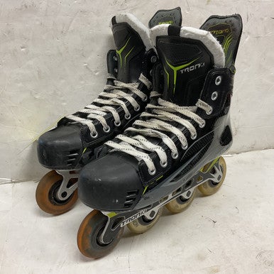 Used TRON X STRYKER Roller Hockey Skates Black Senior 10 11855-S000197677