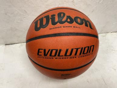 Used Wilson WTB0516 Basketball Adult Indoor Orange 29 1/2" 11855-S000197649