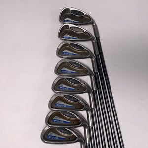Ping G2 Iron Set 4-PW+SW Black Dot TFC 100 Soft Regular Senior Graphite Mens RH