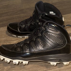 Black Men's Size M 12.0 (W 13.0) Adult Jordan High Top Molded Cleats (Used)