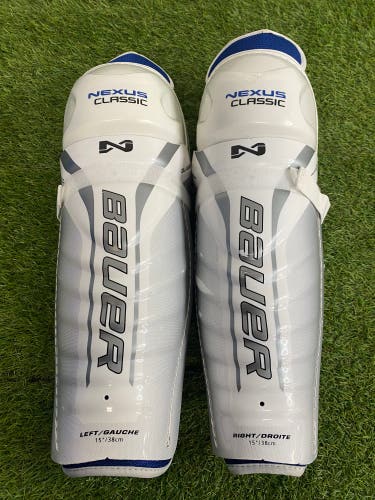 Senior Bauer Nexus Classic Shin Pads 15" (Used)