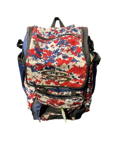 Used BoomBah BOOMBAH DIGITAL CAMO BB/SB Player Wheeled Bag Red 11834-S000044764