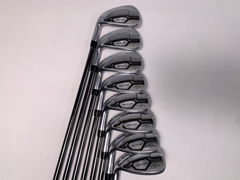 Callaway Apex CF 16 Iron Set 5-PW+GW+SW Xcaliber Xclusiv 75 RT Stiff LH
