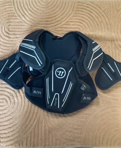 Large Youth Warrior Burn Next Shoulder Pads (Used)